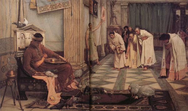 John William Waterhouse The Favourites of the Emperor Honorius china oil painting image